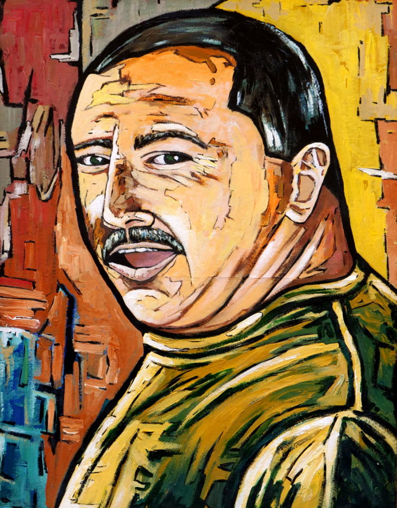 max rovira artiste peintre collioure autoportrait